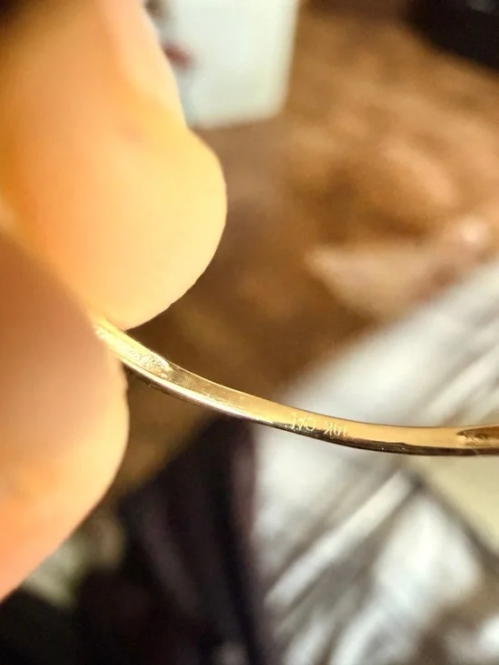 Delicate Gold-Tone Heart and Loop Ring - Women's Fashion Band - Picture 5 of 5